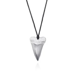 Shark Tooth Leather Necklace